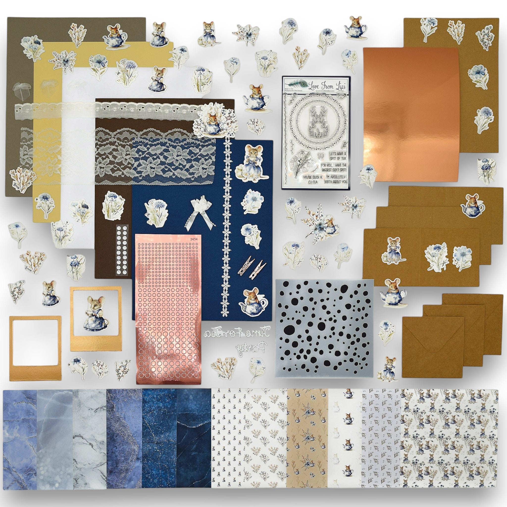 LFL February 25 Card Kit - Tea With Tilda